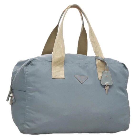 PRADA Shoulder Bag Nylon Light Blue Auth 109898 - Picture 1 of 15